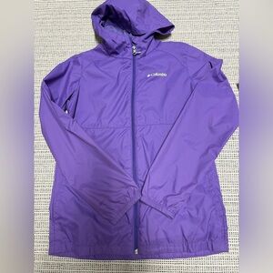 💥3/$12 Columbia Girls Violet Windbreaker Outdoor Jacket